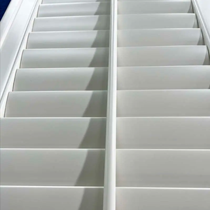 Fabrika toptan Louvre windows ahşap ve PVC ahşap panjur satılık sahte ahşap kepenkleri windows için - Product Image 2