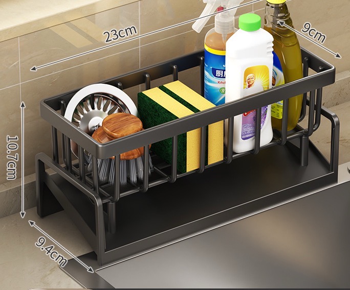 ABS Drain Rack Black - no rod