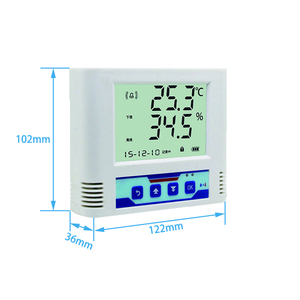 Transmisor de temperatura y humedad con pantalla LCD tipo ZONEWU 86 con sensor digital y monitoreo en tiempo real - Product Image 4