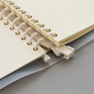 A6 Size 6 Holes Binder Pockets Plastic Binder Folders Waterproof 6 Holes Loose Leaf <strong>Notebook</strong> for <strong>Documents</strong> <strong>Notebooks</strong> - Product Image 4