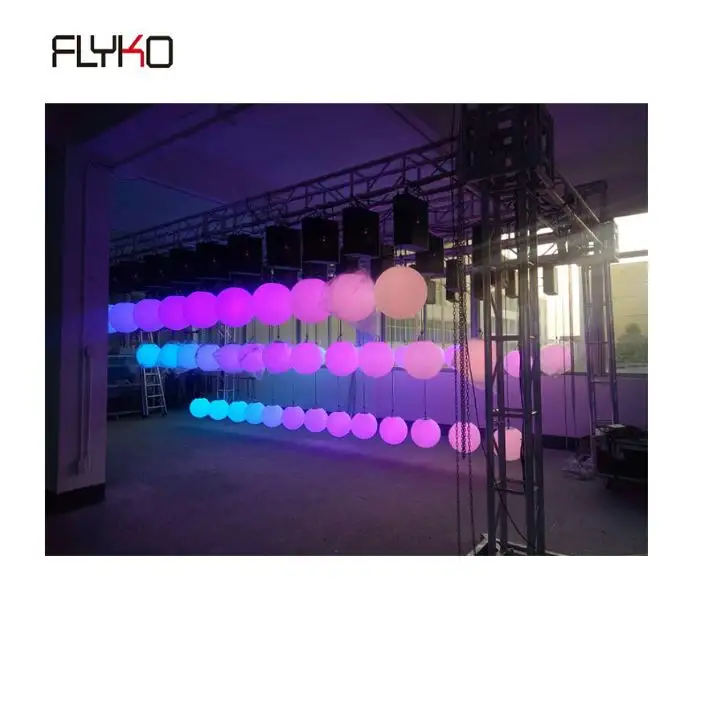 Led ascensore palla, led cinetica sistema di illuminazione, colore del led della sfera della discoteca