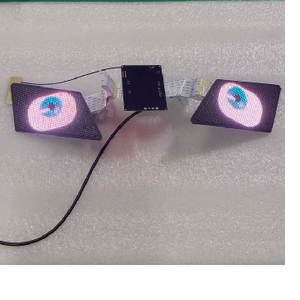 Popüler şeytan göz araba farı akıllı Led animasyonlu ekran gözler App kontrol RGB özelleştirilmiş şekil araba montaj modifikasyonu - Product Image 2