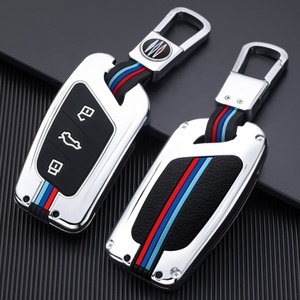 Araba uzaktan anahtar kılıfı metal silikon kabuk için MG ZS MG5 MG6 EZS EHS Roewe RX5 I5 I6 RX3 Fob koruyucu Fob aksesuarları - Product Image 1