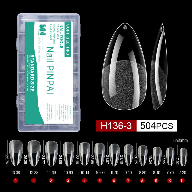504PCS semi-frosted 03#