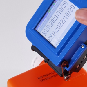 Piccola stampante a getto d'inchiostro per data di stampa della scatola numero di serie stampa portatile e ad alta velocità con stampante manuale a inchiostro solvente - Product Image 3