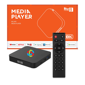 Sistema operativo Android, 4GB de RAM, 32GB de ROM, Quad-Core, CPU, reproductor multimedia inteligente, 2,4G, 5G, doble banda, WiFi, BT 5,0 con Ethernet 10/100M - Product Image 1