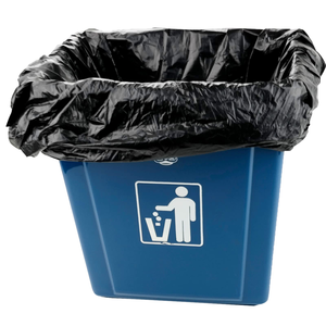 YC ağır 13 18 galon biyobozunur fabrika özel HDPE/LDPE geri dönüşümlü plastik çöp torbası rulo çevre dostu atık çöp torbası - Product Image 6