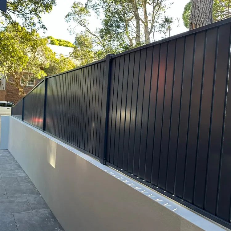 Diy kolay kurulum lazer kesim Metal bahçe gizlilik çit panelleri sınır duvar alüminyum havuz eskrim