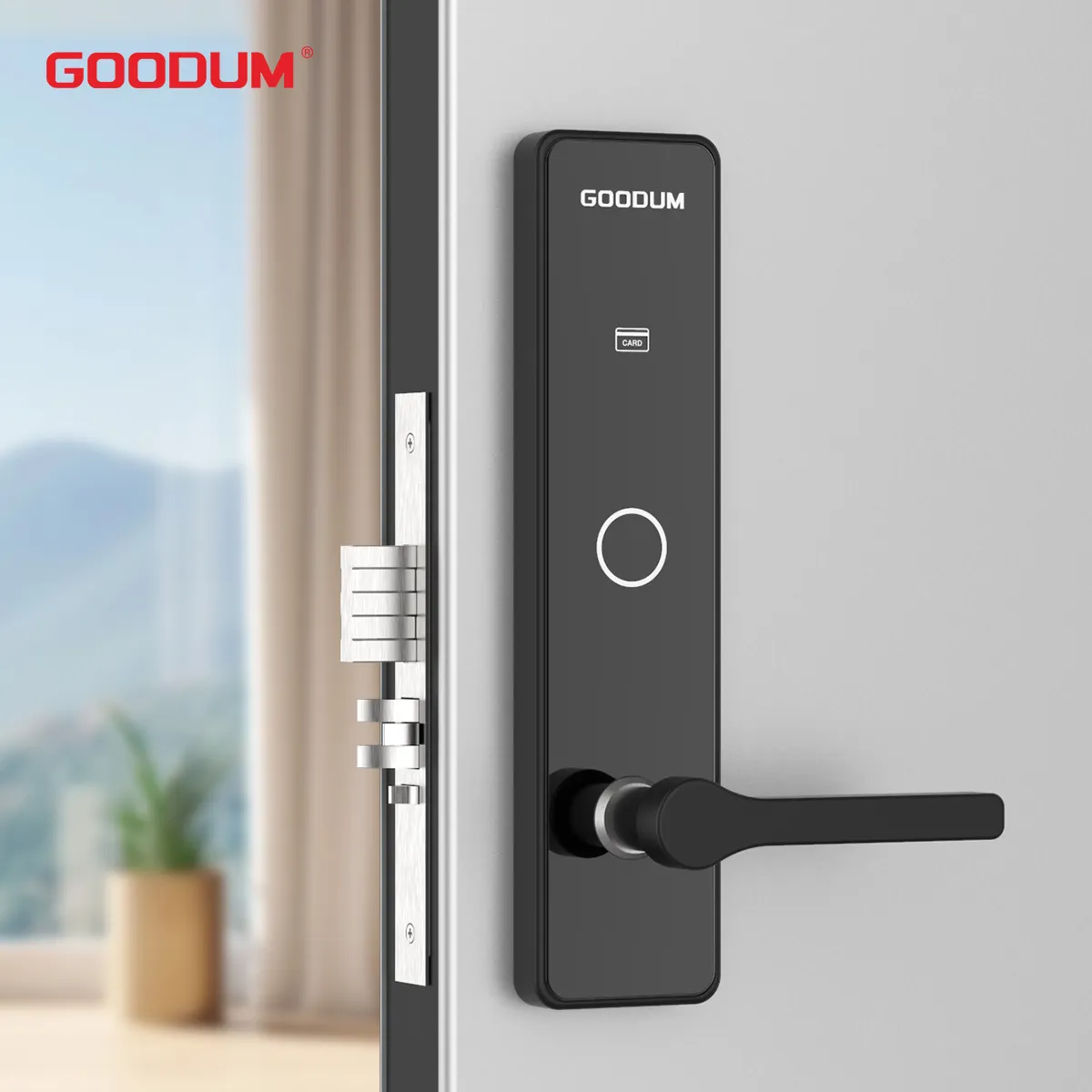 GOODUM Smart serrature RFID porta di sicurezza blocco per chiavi portachiavi Hotel produttore-chiave fornita per un controllo degli accessi più intelligente