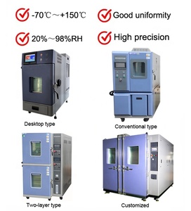 Temperatura e umidade câmara climática câmara teste alta baixa temperatura câmaras temperatura e umidade estabilidade - Product Image 6
