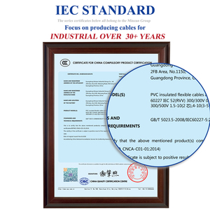 Approval RVV Copper Stranded Conductor Electrical <strong>Cable</strong> <strong>mm</strong> PVC Double Insulated Sheathed Multic Core Flexible Electric Wires - Product Image 3