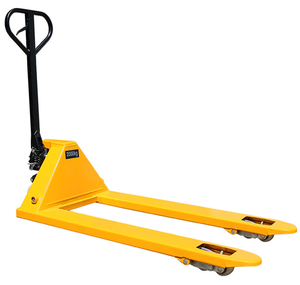Anual-carretilla elevadora hidráulica, carga y descarga manual, transpaleta