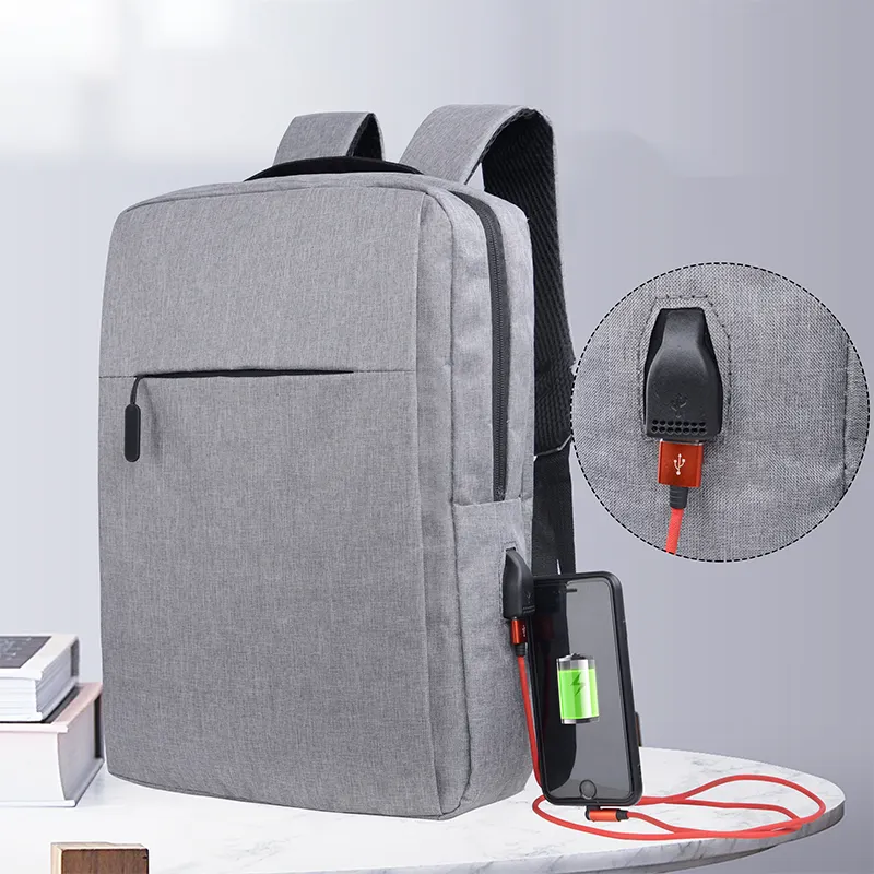 Дорожные прочные водонепроницаемые сумки для колледжа, школы, компьютера, деловой рюкзак для ноутбука с USB-портом для зарядки, подходит для Note 15,6 дюйма