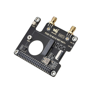 PCIe M.2 E Key HAT Compatible <strong>Raspberry</strong> <strong>Pi</strong> 5 NGFF (M.2 E Key) Wireless NIC USB <strong>Bluetooth</strong> Connection HAT Board Package Included