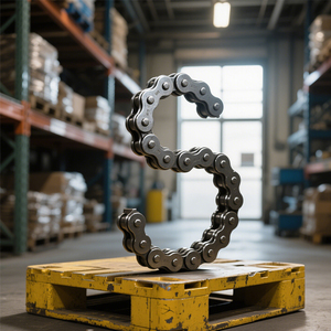 Hiệu suất cao truyền song công chuỗi Con lăn thép không gỉ 15 20% độ bền kéo cao hơn độ chính xác gia công tiếng ồn thấp - Product Image 3