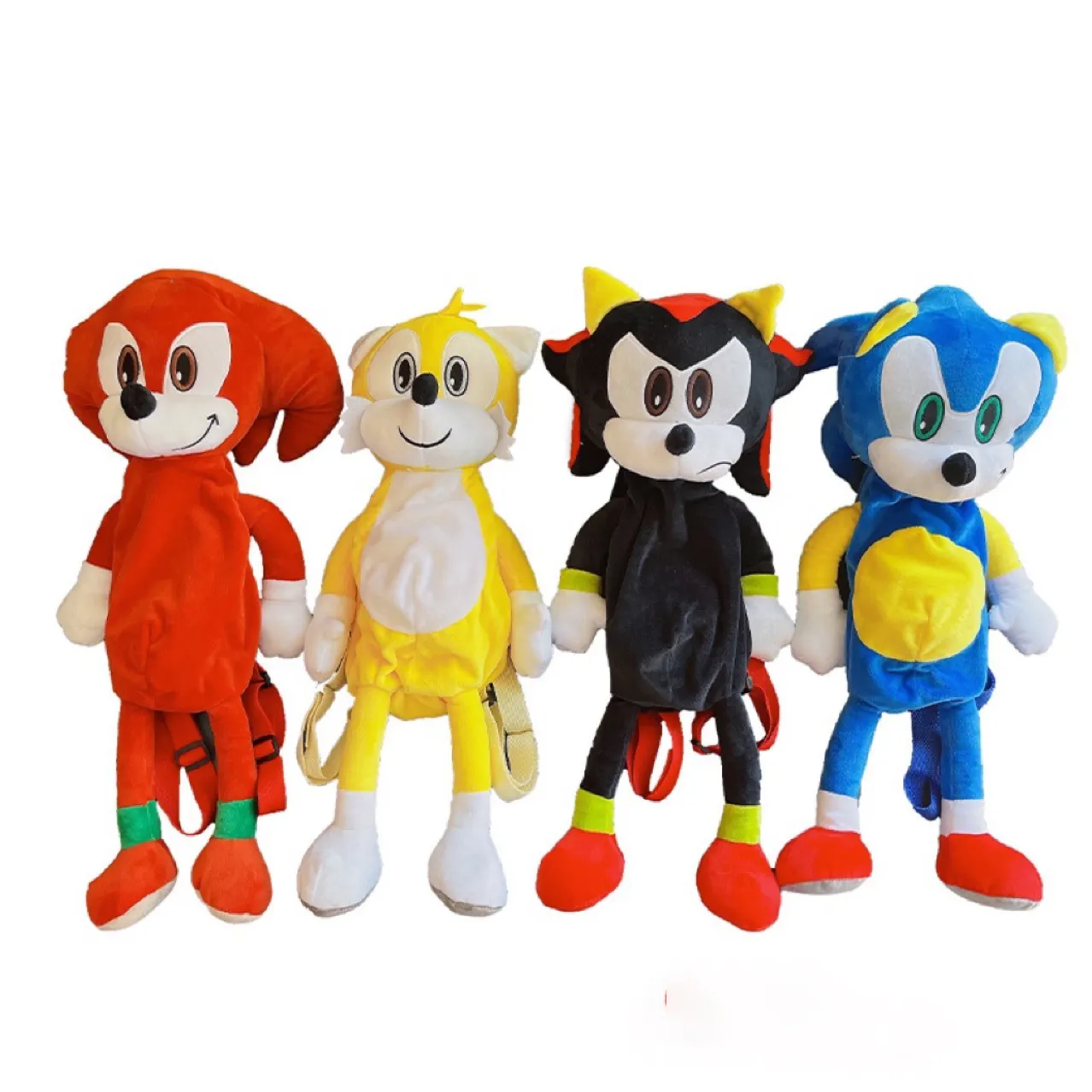 Ausgestopfte & Plüsch tier Ultra Ultraschall Super Juguete de Sonic Figuren Muneco Sanei Sonic Baby Plüsch puppen Spielzeug Tasche Rucksack