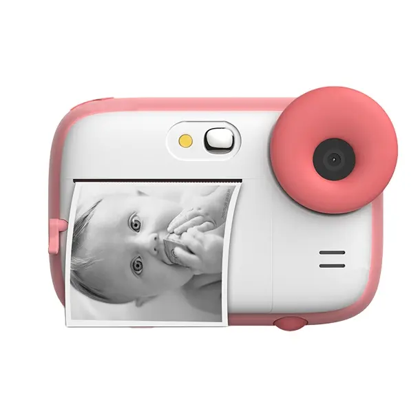 Детская печатная камера с двойным объективом 1080P Цифровая фотокамера для детей мгновенный термопринтер камера для детей