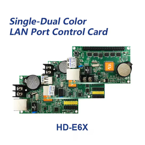 Tienda de señalización Coche al aire libre Pantalla de panel LED de un solo color Huidu Tarjeta de control WIFI de un solo color y doble HD-E64 - Product Image 3
