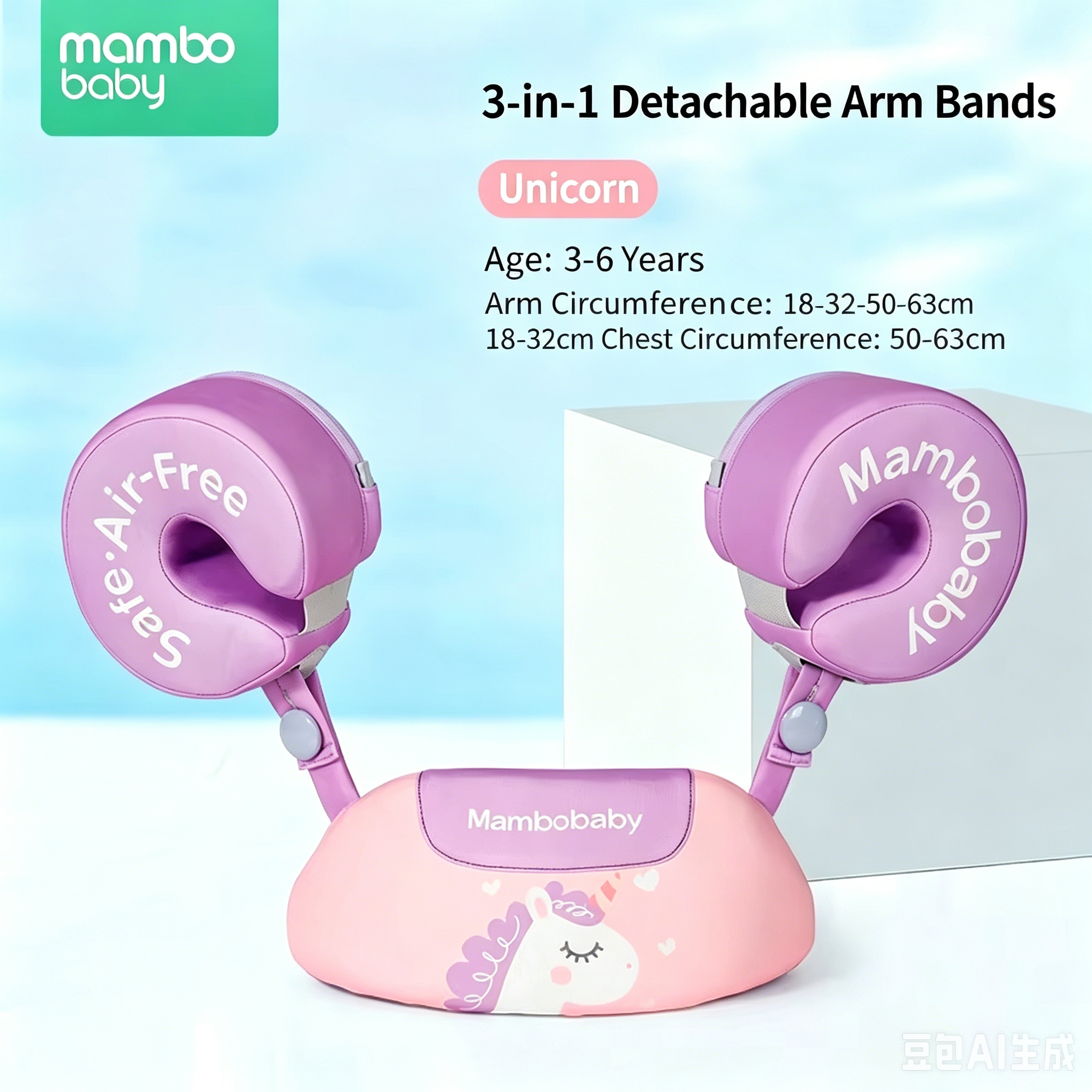 3-in-1 Arm Ring Pink
