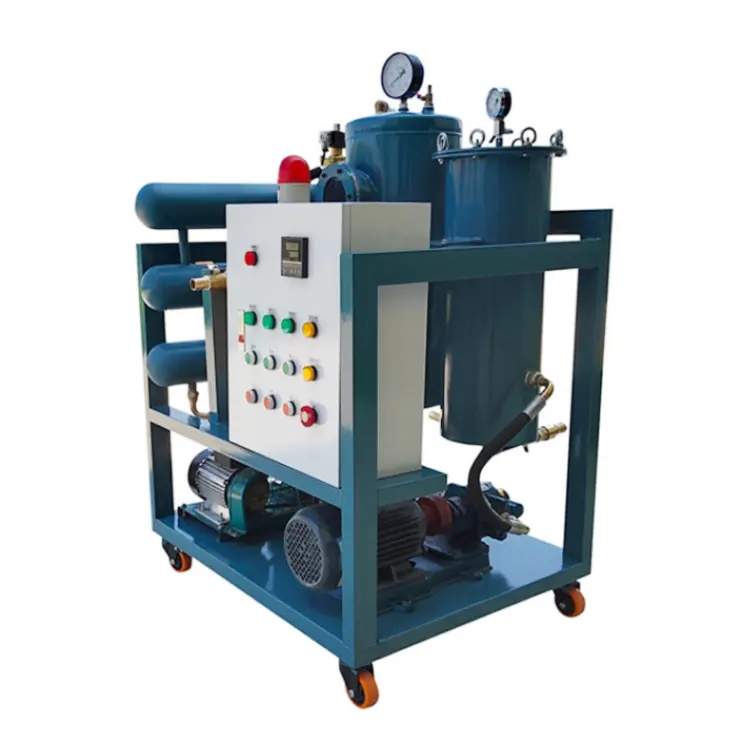 Nouvelle Machine de raffinage d'huile de transformateur sous vide, machine de purification d'huile moteur utilisée