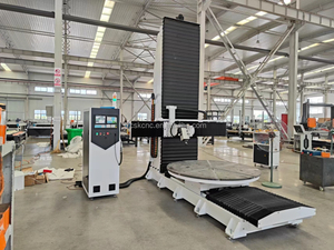 Rongchi Vertical <strong>CNC</strong> <strong>Router</strong> Economic 5 Axis Machining Center Competitive Price Core Including Motor Engine PLC <strong>Syntec</strong> Richauto - Product Image 3