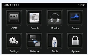 Monitor en tiempo real Grabadora de teléfono web de 32 canales con 1TB HDD Detalles de llamadas Gestión profesional - Product Image 2