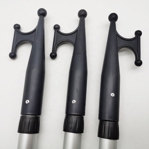<strong>4</strong> Meter <strong>3</strong> Sections US Thread and European <strong>Taper</strong> Multi Purpose Aluminum Telescopic Extension Pole Received hook - Product Image 4