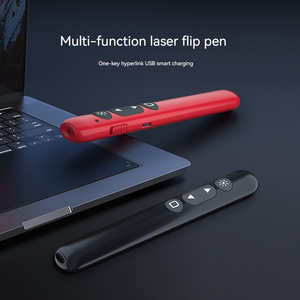 Multi-funzione laser flip pen chiave hyperlink USB ricarica intelligente 100m penna puntatore laser