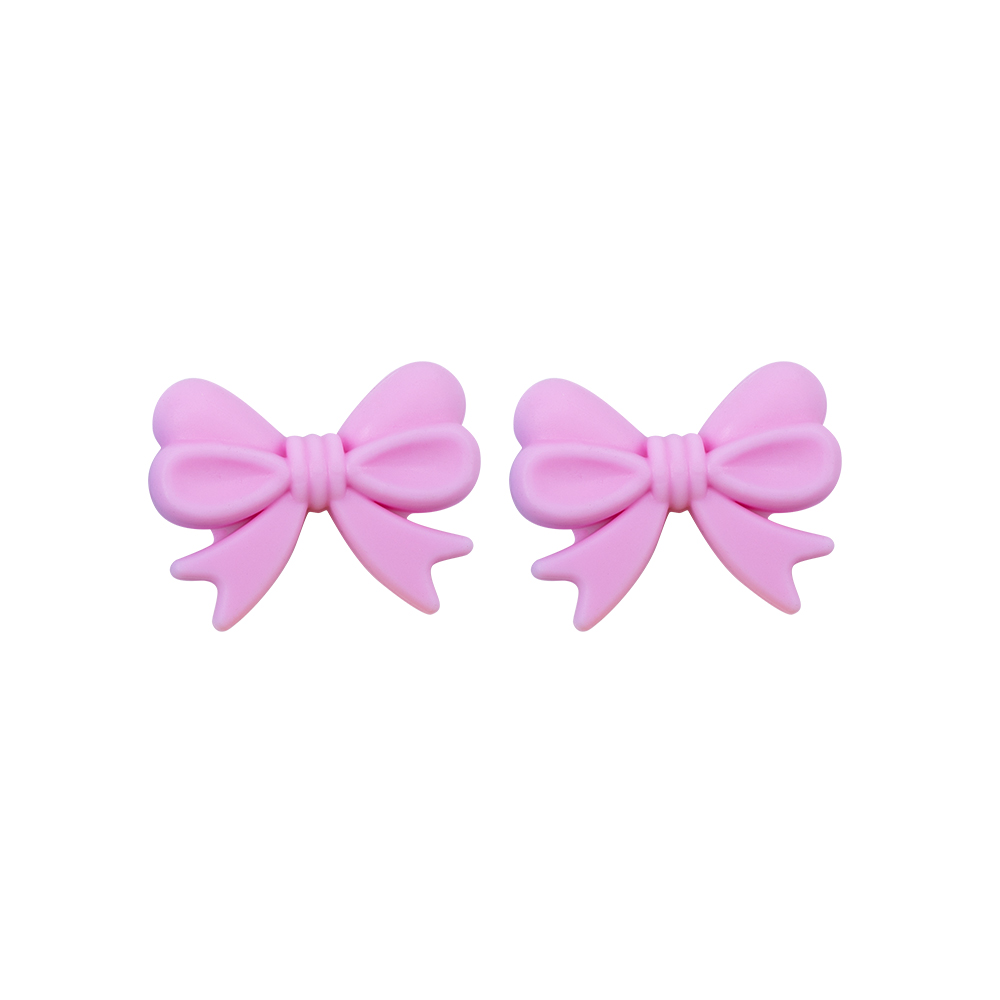 Bow Focal bead Pale Pink SA63