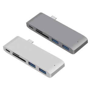 Profession eller USB C Typ C zu SD TF Kartenleser Multifunktions-5-in-1-Hub-Dockingstation für Laptops