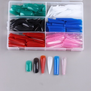 360Pcs Colorful Dual Form Nail System French Dual Form Nail <strong>Tips</strong> 6 <strong>Shapes</strong> - Product Image 2