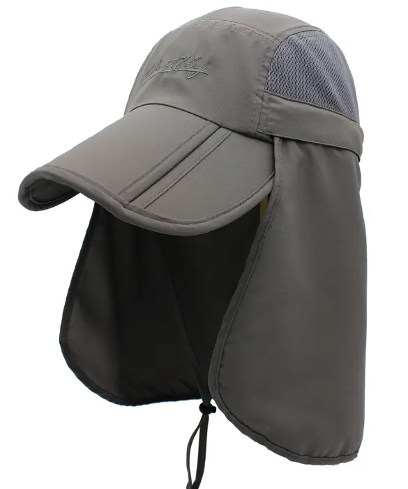 Chapéu de proteção solar para homens e mulheres, com aba de pescoço 39s