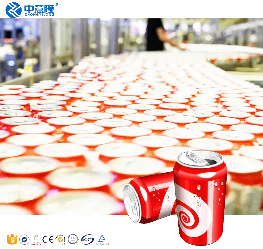 We provide the whole beverage cans filling line if you want to know more details about our Machine please send an inqury to us