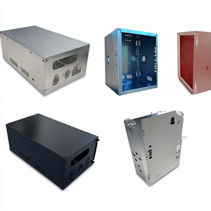 علب تحكم إلكترونية مخصصة من الألومنيوم المؤكسد والحديد المطلي باللون الأسود - Product Image 3