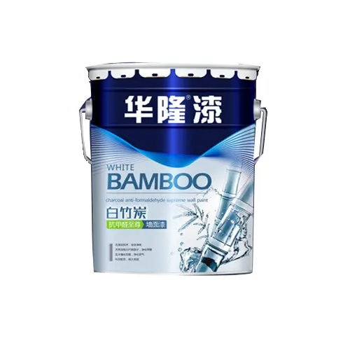 Hualong China fabricante de pintura blanca de carbón de bambú dentro de la pintura de la pared