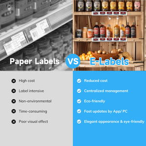Minewtag 5-màn hình 2.1 inch giá điện tử tag 2.13 epaper hiển thị ESL kỹ thuật số thông minh nhãn Kệ E Ink siêu thị ESL giải pháp - Product Image 3