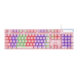 Fabricante de teclados personalizados OEM Teclado personalizado de un solo color Teclado retroiluminado RGB Teclado para juegos Membrana ajustable DIY - Product Image 2