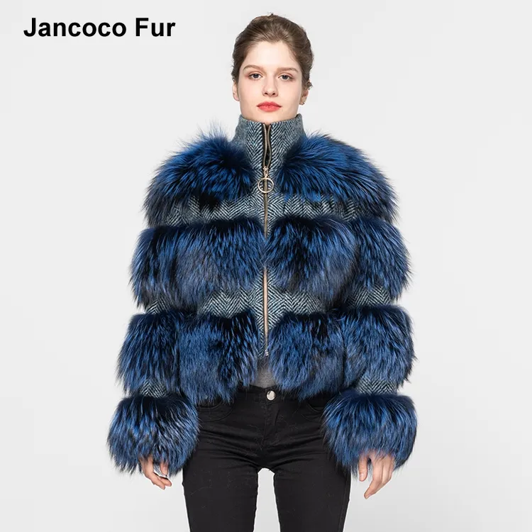 महिलाओं रियल एक प्रकार का जानवर फर जैकेट सर्दियों मोटी गर्म प्राकृतिक फर कोट एक प्रकार का जानवर बुनना जैकेट