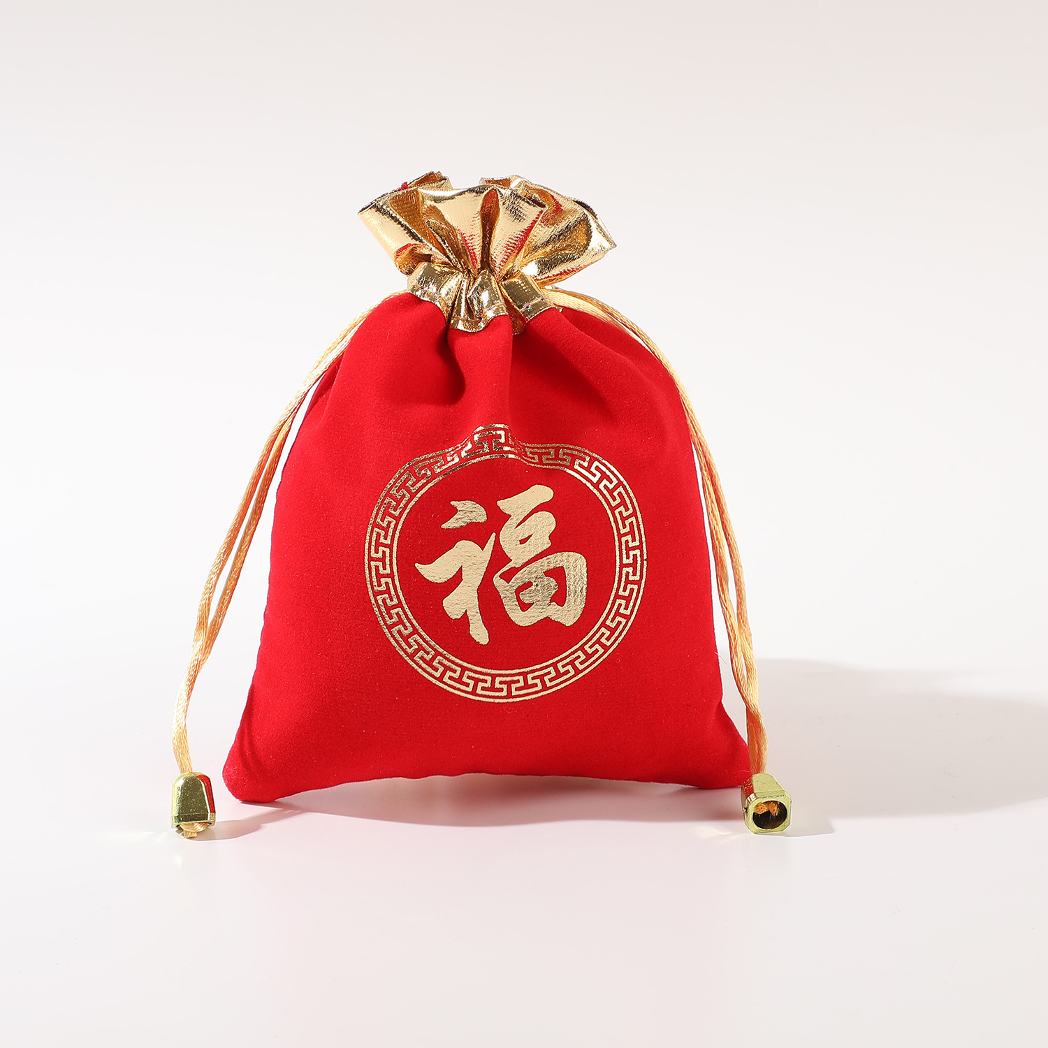 วงกลมสีแดงตัวอักษร "福" (Fu)