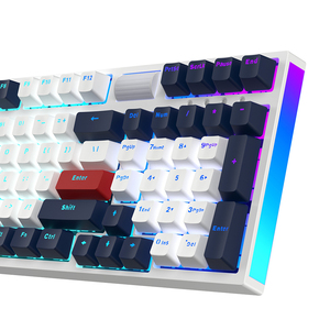TOPSTYLE-Teclado de escritorio con Bluetooth, caja de ABS con retroiluminación RGB, logotipo OEM, paquete de caja de Color, 101 teclas, USB 2,0 - Product Image 5