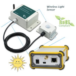 Sensore remoto senza fili 433 mhz uscita analogica 0-5V 0-10V 4-20mA rilevazione della luce lux agricola serra