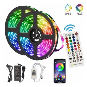 220โวลต์5050 5เมตรกันน้ำ Wifi สมาร์ท RGB นำแถบแสงม้วนกับโทรศัพท์มือถือควบคุม - Product Image 4