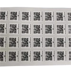 QRコードラベルカスタムロゴ印刷粘着紙包装コート紙工場販売 - Product Image 6