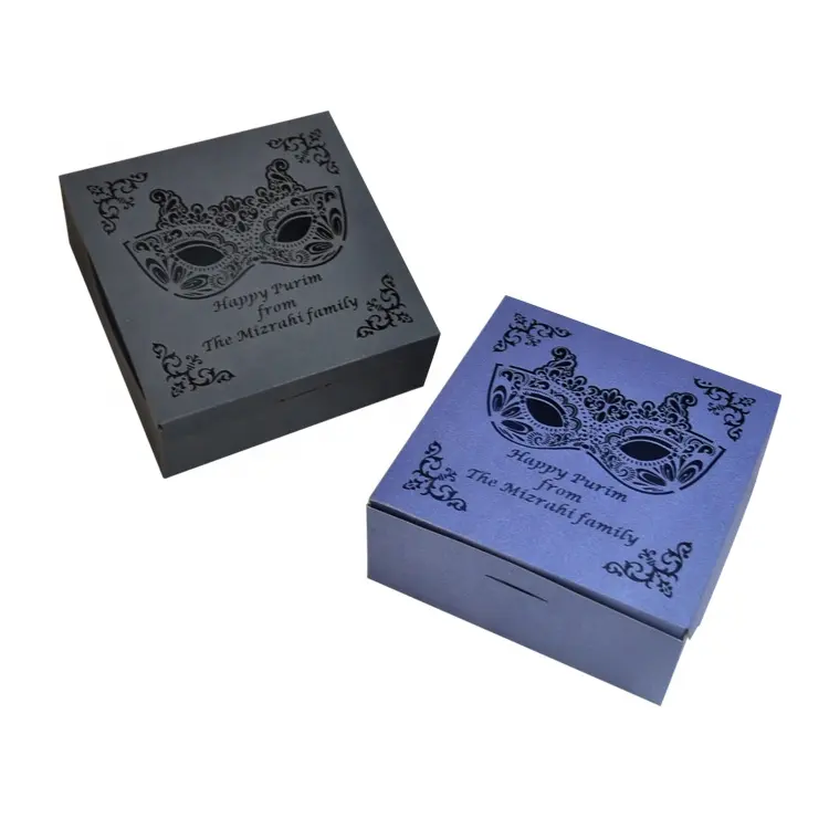 Cajas Purificadoras de recuerdo de fiesta judía, diseño personalizado, corte láser