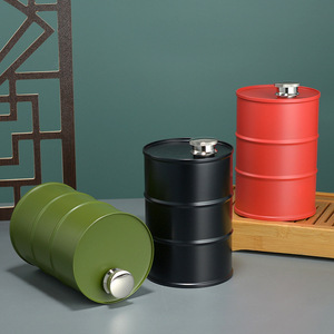 Ngoài Trời Sáng Tạo Công Suất Lớn <span class=keywords><strong>750Ml</strong></span> Dầu Trống Hình Dạng 304 Thép Không Gỉ Xi Lanh Whisky Hip Flask Cho Quà Tặng - Product Image 2