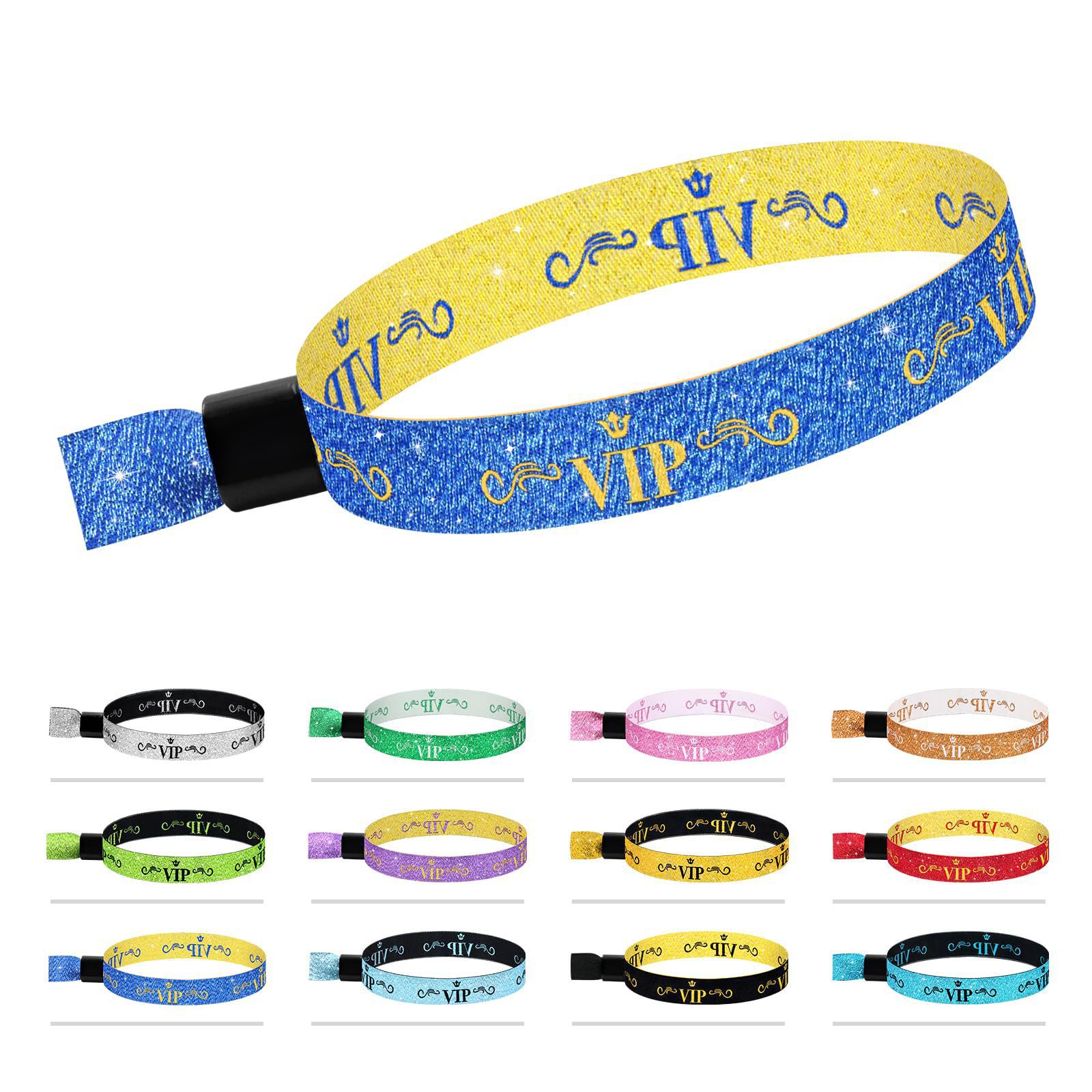 bracelet tissé VIP coloré