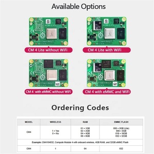 Broadcom BCM2711 Quad-Core-Cortex-A72 (ARM v8) 64-Bit-SoC bei 1,5 GHz Raspberry Pi-Rechen modul 4 CM4004016