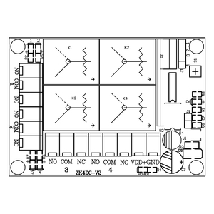 Long Receiving Range Four-way <strong>Controller</strong> 315/433MHZ <strong>Wireless</strong> <strong>Controller</strong> Receiver - Product Image 6