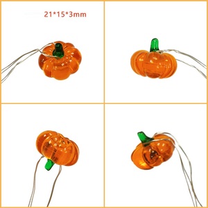 Cadena de luz de cobre de calabaza alimentada por batería de 1M, 2M, 3M para crear un ambiente romántico en la iluminación de la fiesta de vacaciones del dormitorio - Product Image 3