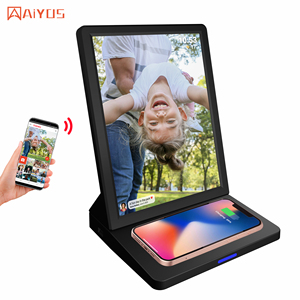 <strong>Android</strong> <strong>WiFi</strong> 6 Version with 9.7&quot; IPS LCD Advertising Player Wireless Fast Charger 15W Good for Home/office Using Signage Display - Product Image 1